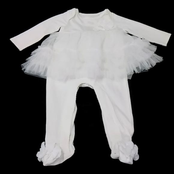 New With Tags!! Mud Pie Mesh Skirted Sleeper 4058p - Picture 1 of 7